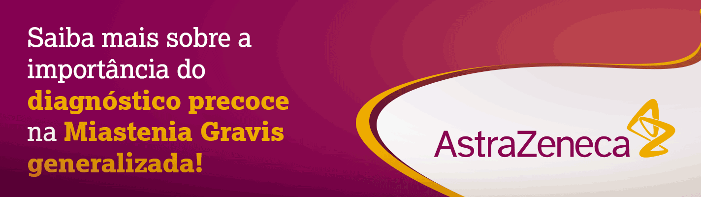 AstraZeneca — Saiba mais sobre a importância do diagnóstico precoce na Miastenia Gravis generalizada. Clique e confira no AZMED. Material destinado exclusivamente aos profissionais de saúde prescritores ou dispensadores de medicamentos.